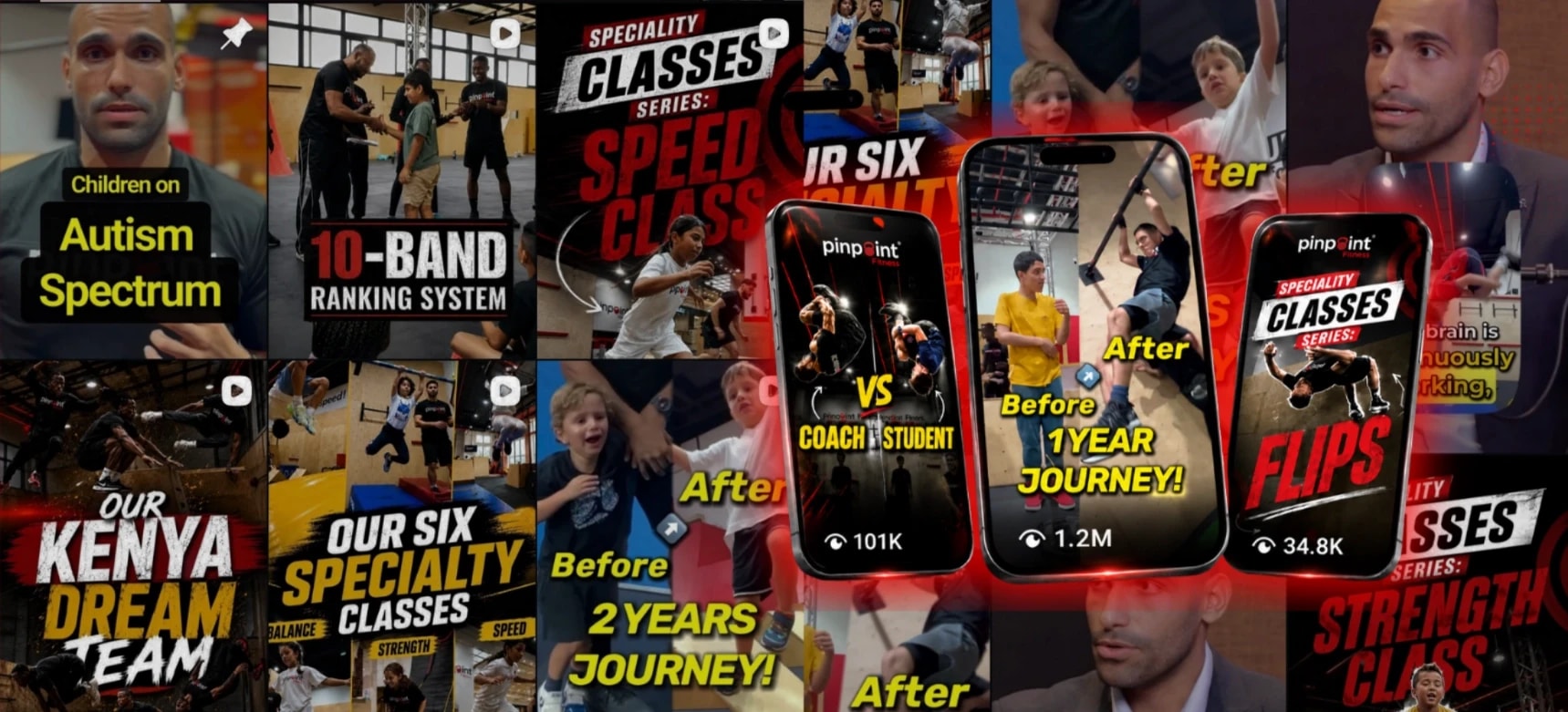 Pinpoint Fitness launch social content